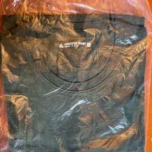 American Giant Premium Slub Crew Tee in Winter Green